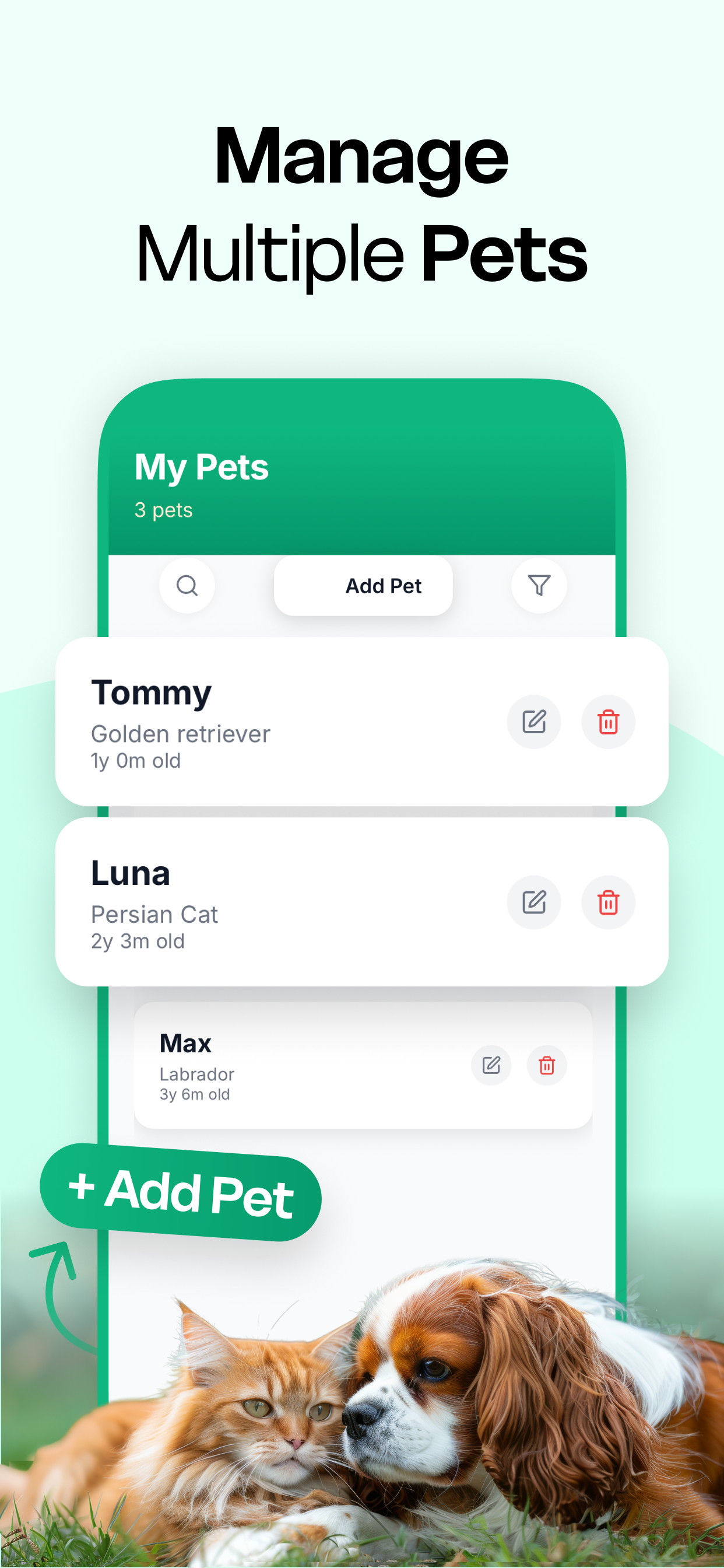 PetGuard AI Pet Profiles